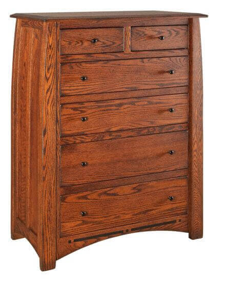 Amish USA Made Handcrafted Boulder Creek Chest of Drawers sold by Online Amish Furniture LLC