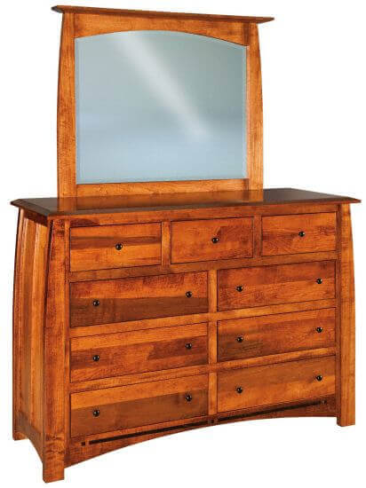Amish USA Made Handcrafted Boulder Creek 60" Dressers sold by Online Amish Furniture LLC