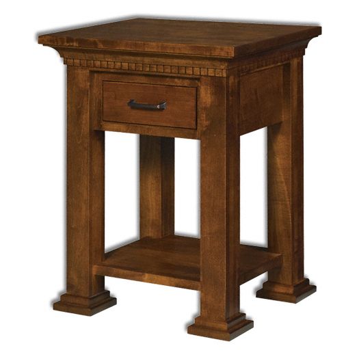 Amish USA Made Handcrafted Empire Open Nightstand sold by Online Amish Furniture LLC