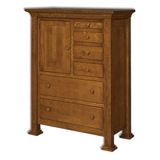 Amish USA Made Handcrafted Empire Gentlemans Chest sold by Online Amish Furniture LLC