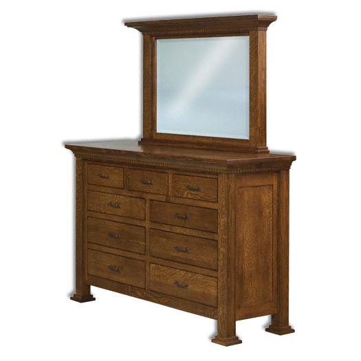 Amish USA Made Handcrafted Empire 9-Drawer Dresser sold by Online Amish Furniture LLC