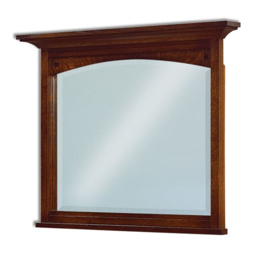 Amish USA Made Handcrafted Kascade Straight Mirrors sold by Online Amish Furniture LLC