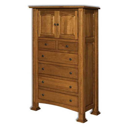 Amish USA Made Handcrafted Lexington Chest Armoire sold by Online Amish Furniture LLC