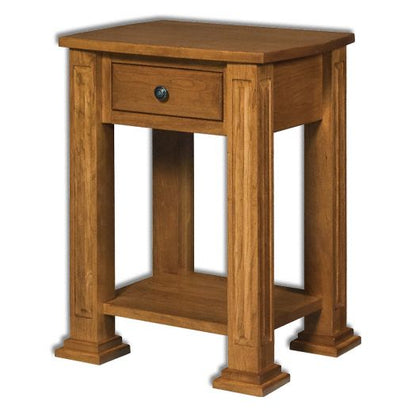 Amish USA Made Handcrafted Lexington 1-Drawer Open Nightstand sold by Online Amish Furniture LLC