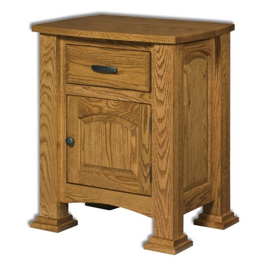 Amish USA Made Handcrafted Lexington 1-Drawer 1-Door Nightstand sold by Online Amish Furniture LLC