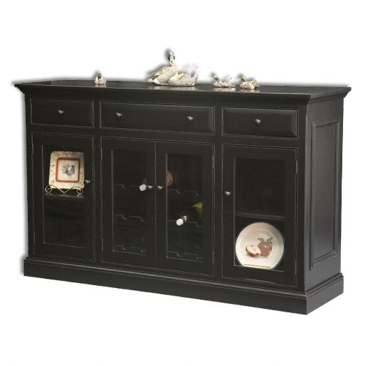 Amish USA Made Handcrafted Julie Wine Cabinet sold by Online Amish Furniture LLC