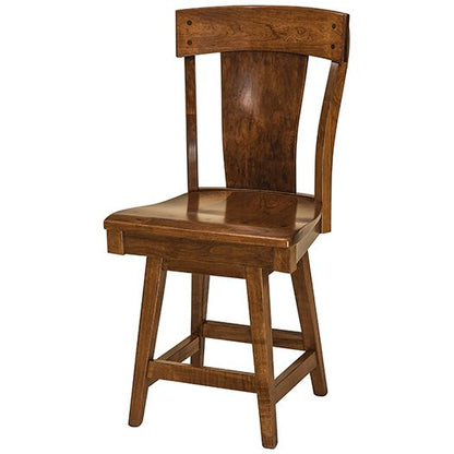 Amish USA Made Handcrafted Lacombe Bar Stool sold by Online Amish Furniture LLC