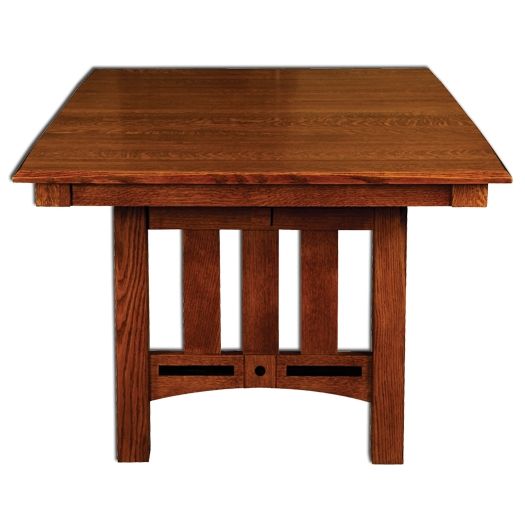 Amish USA Made Handcrafted Lavega Trestle Table sold by Online Amish Furniture LLC