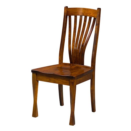 Amish USA Made Handcrafted Lexington Fan Chair sold by Online Amish Furniture LLC