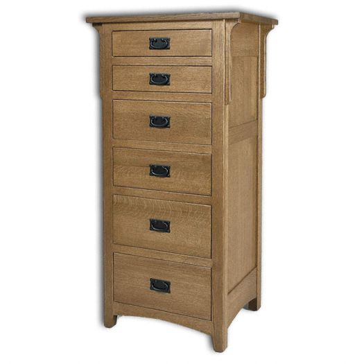 Amish USA Made Handcrafted Millcreek Mission Lingerie Chest sold by Online Amish Furniture LLC