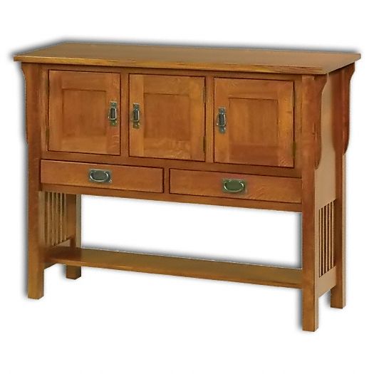 Amish USA Made Handcrafted Landmark 3 Door Sideboard sold by Online Amish Furniture LLC