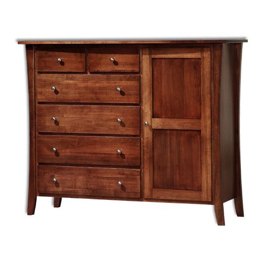 Amish USA Made Handcrafted Manhattan Chifferobe sold by Online Amish Furniture LLC