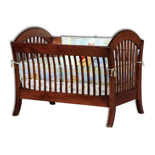 Amish USA Made Handcrafted Manhattan Conversion Crib sold by Online Amish Furniture LLC