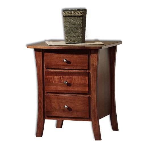 Amish USA Made Handcrafted Manhattan Nightstand sold by Online Amish Furniture LLC