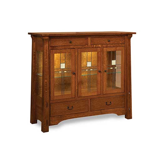 Amish USA Made Handcrafted Manitoba High Buffet sold by Online Amish Furniture LLC