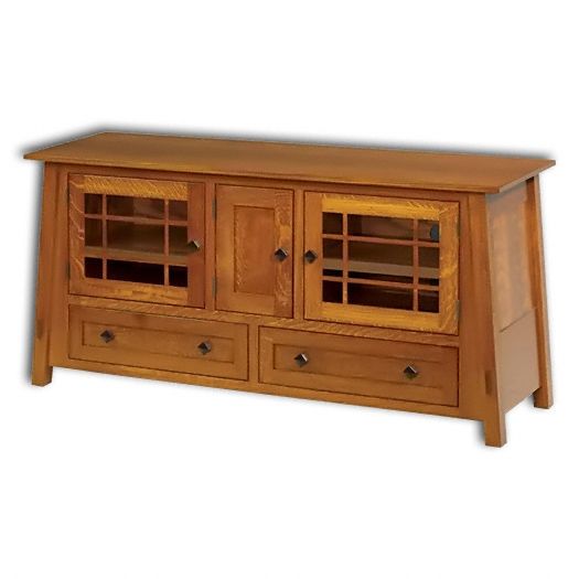 Amish USA Made Handcrafted McCoy TV Cabinet sold by Online Amish Furniture LLC