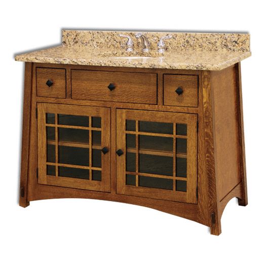 Amish USA Made Handcrafted McCoy 49 Vanity sold by Online Amish Furniture LLC