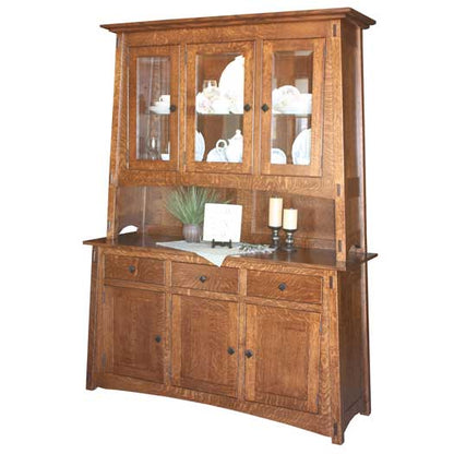 Amish USA Made Handcrafted Mccoy Hutch sold by Online Amish Furniture LLC