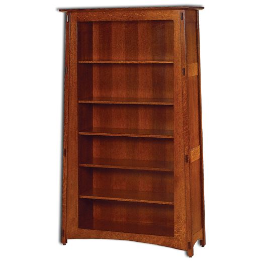 Amish USA Made Handcrafted McCoy Open Bookcase sold by Online Amish Furniture LLC