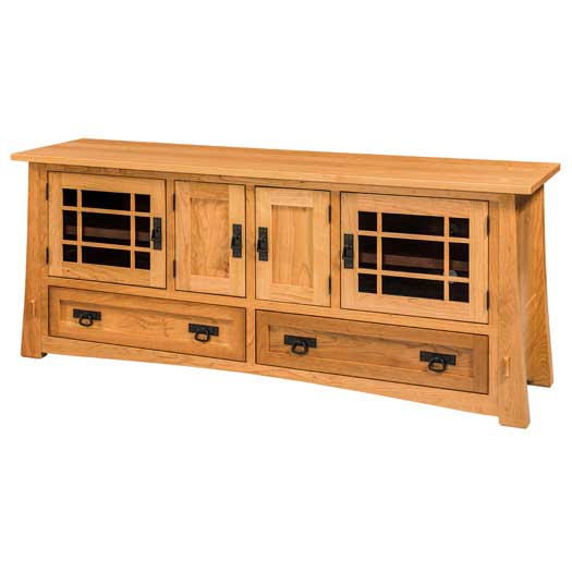 Amish USA Made Handcrafted Modesto TV Cabinets sold by Online Amish Furniture LLC