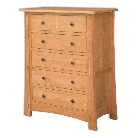 Amish USA Made Handcrafted Modesto 6 Drawer Chest sold by Online Amish Furniture LLC