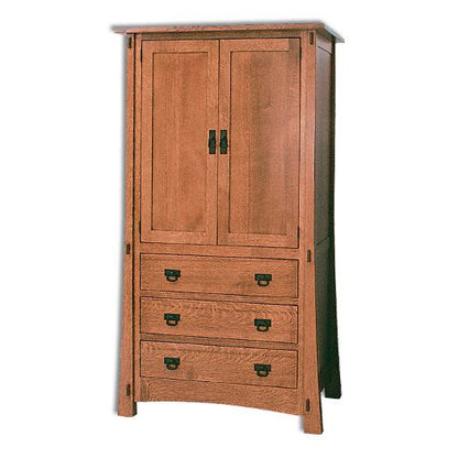 Amish USA Made Handcrafted Modesto Armoire sold by Online Amish Furniture LLC