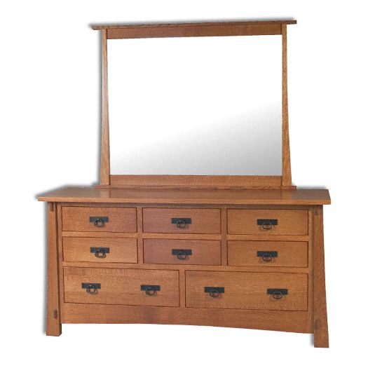 Amish USA Made Handcrafted Modesto 8 Drawer Dresser sold by Online Amish Furniture LLC