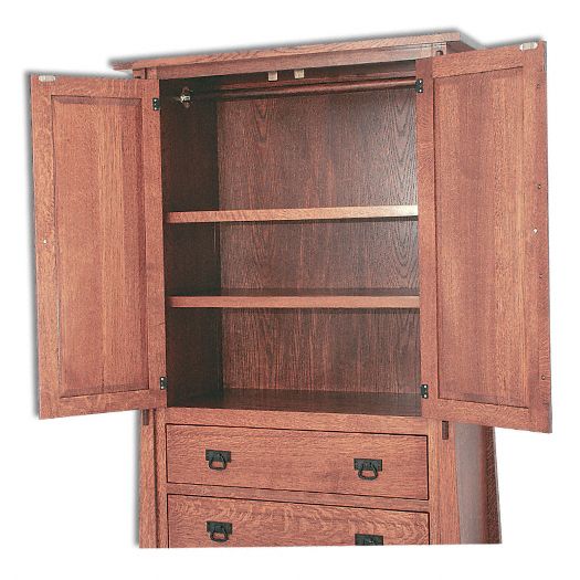 Amish USA Made Handcrafted Modesto Armoire sold by Online Amish Furniture LLC