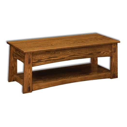 Amish USA Made Handcrafted Royal Village Bench sold by Online Amish Furniture LLC