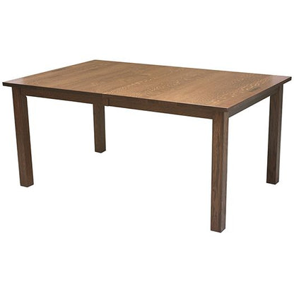 Amish USA Made Handcrafted Mission Leg Table With Walnut Inlays sold by Online Amish Furniture LLC