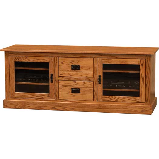 Amish USA Made Handcrafted Mission 062 TV Console sold by Online Amish Furniture LLC