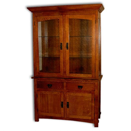 Amish USA Made Handcrafted Modesto Hutch sold by Online Amish Furniture LLC