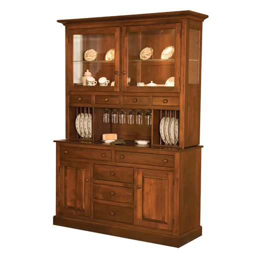 Amish USA Made Handcrafted Munford Hutch sold by Online Amish Furniture LLC