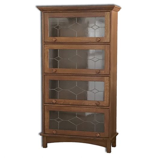 Amish USA Made Handcrafted Mission Barrister Bookcase sold by Online Amish Furniture LLC