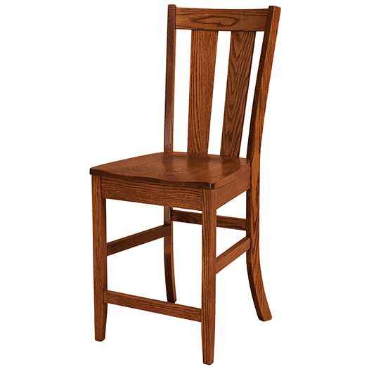 Amish USA Made Handcrafted Newberry Bar Stool sold by Online Amish Furniture LLC