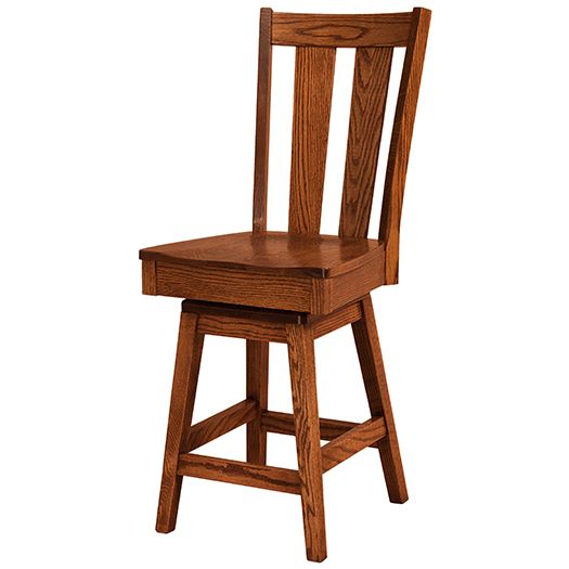 Amish USA Made Handcrafted Newberry Bar Stool sold by Online Amish Furniture LLC