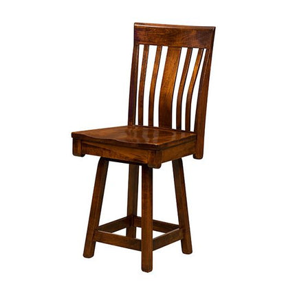 Amish USA Made Handcrafted Newbury Bar Stool sold by Online Amish Furniture LLC