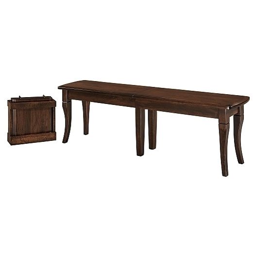 Amish USA Made Handcrafted Newbury Extenda Bench sold by Online Amish Furniture LLC
