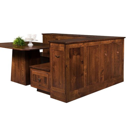 Amish USA Made Handcrafted Newport Nook Set sold by Online Amish Furniture LLC