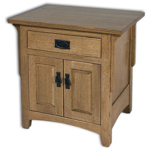 Amish USA Made Handcrafted Millcreek Mission Nightstand sold by Online Amish Furniture LLC