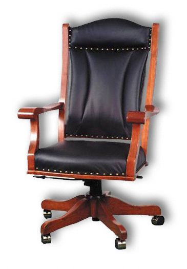 Amish USA Made Handcrafted Office Desk Chair sold by Online Amish Furniture LLC
