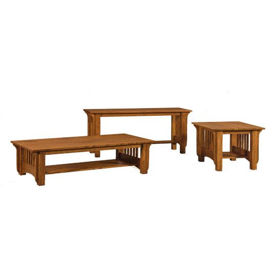 Amish USA Made Handcrafted Pioneer Occasional Tables sold by Online Amish Furniture LLC