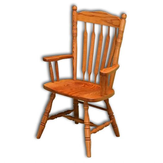 Amish USA Made Handcrafted Post Paddle Chair sold by Online Amish Furniture LLC