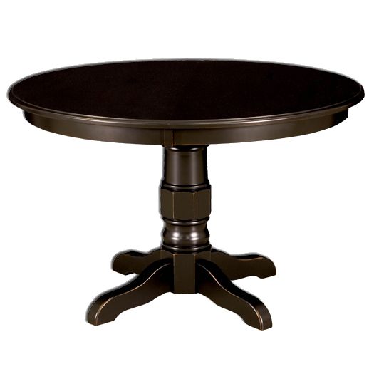 Amish USA Made Handcrafted Preston Single Pedestal Table sold by Online Amish Furniture LLC