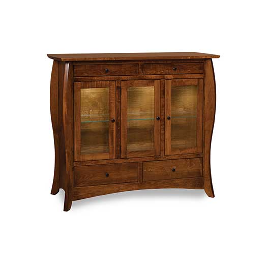 Amish USA Made Handcrafted Quincy High Buffet sold by Online Amish Furniture LLC