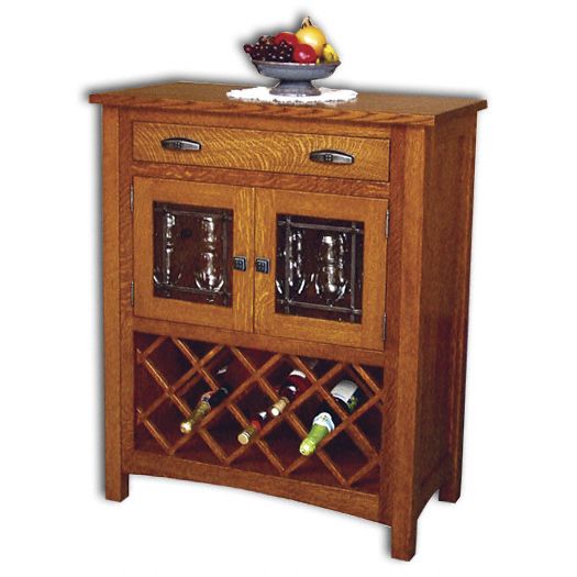 Amish USA Made Handcrafted Regal Wine Rack sold by Online Amish Furniture LLC