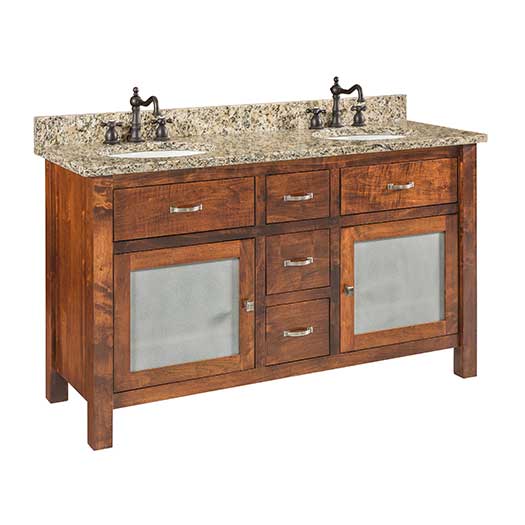 Amish USA Made Handcrafted Regal Lavatory Vanities sold by Online Amish Furniture LLC
