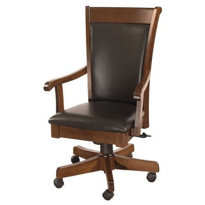 Amish USA Made Handcrafted Acadia Office Chair sold by Online Amish Furniture LLC
