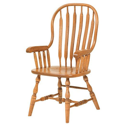 Amish USA Made Handcrafted Jumbo Bent Paddle Chair (Deep Scoop) sold by Online Amish Furniture LLC