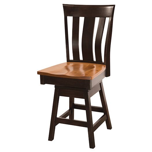 Amish USA Made Handcrafted Yorktown Barstool sold by Online Amish Furniture LLC